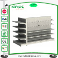 Light Duty Single Side Metallic Supermarket Shelf